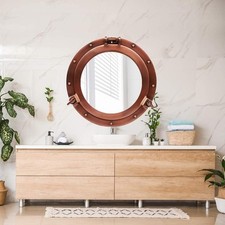 Specchio oblò alluminio finitura rame 20" cabina barca oblò finestra
