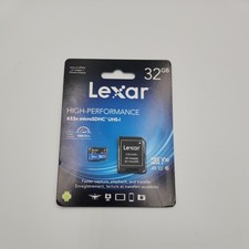 Lexar High-Performance 633x microSDHC UHS-I Card w/ SD Adapter