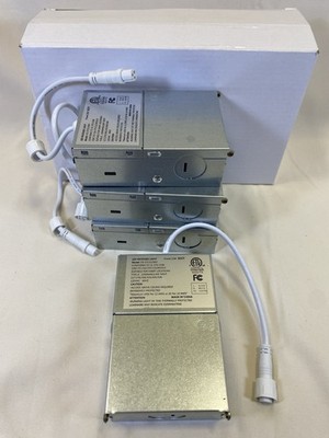 Quantity 4 - HS-STC512WH 12W Recessed LED Light Junction Box New Adjustable