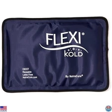 FlexiKold Medium Gel Ice Pack - Reusable Cold Compress for Pain Relief, 7.5” x