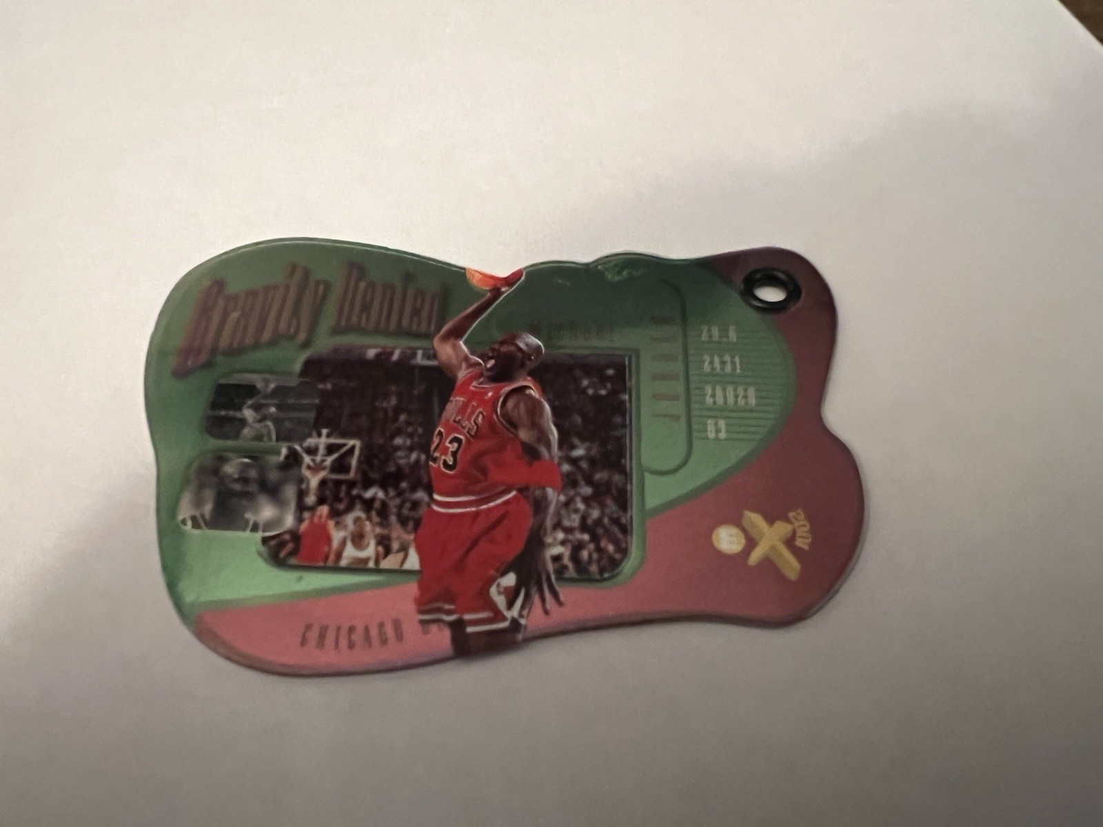 Michael Jordan 1997-98 EX-2001 Gravity Denied #9 Bulls