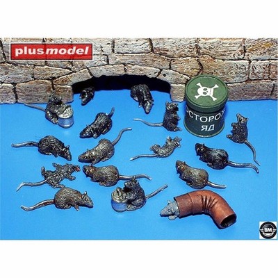 Plus Model Ratten / Rats Model Kit Diorama 1:35 Art. 171