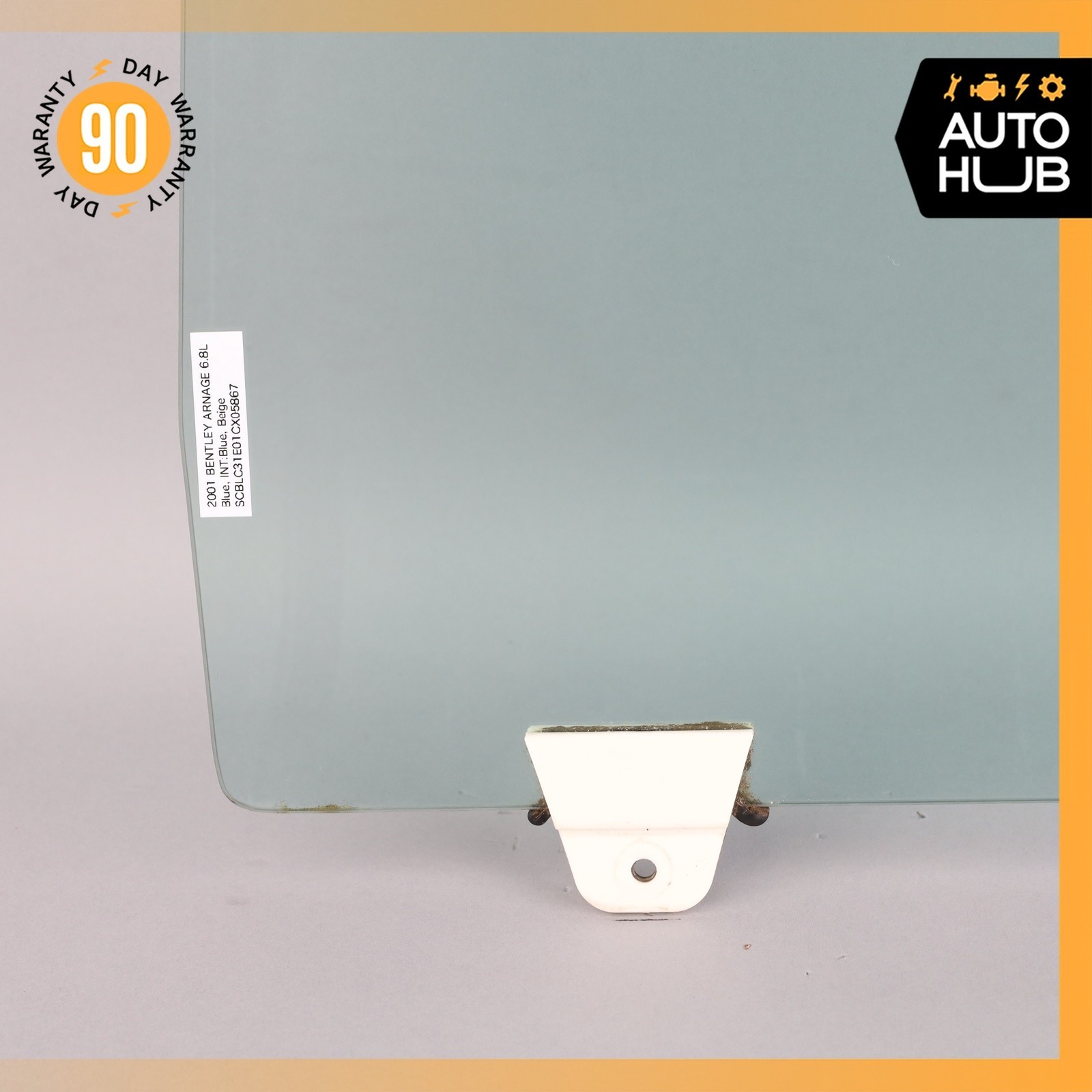 Bentley Arnage / Rolls Royce Silver Seraph Rear Left Door Window Glass OEM 42k