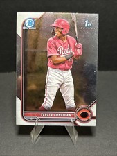 2022 Bowman Chrome Yerlin Confidan BCP-187 1st Chrome Base Prospect Reds