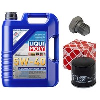 MotoröL Filter Set 5W-40 5 Liter + ÖLablassschraube FüR Audi A1 A3 1.0 1.4 Tfsi