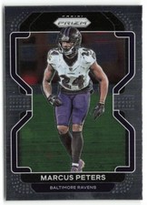 2021 Panini Prizm Marcus Peters Baltimore Ravens #287