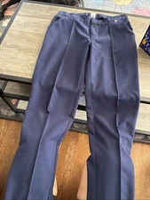 Figs Technical Collection Pants Small, DARK BLUE, Button, Zip & Hook/Eye EUC