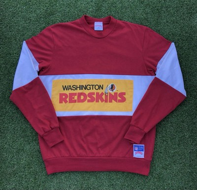 Vintage Rare Nutmeg Mills Washington Redskins NFL 90s Sweatshirt/Jersey