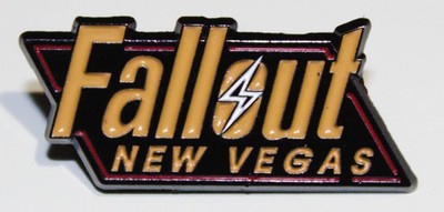 Fallout Video Game TV Series New Vegas Logo V 2 Metal Enamel Pin NEW UNUSED