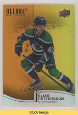 2021-22 Upper Deck Allure Rainbow Orange Yellow Elias Pettersson #R-83 READ 12g2