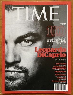 Time Magazine 2016 Leonardo Di Caprio S Curry 100 Most Influential NO LABEL 
