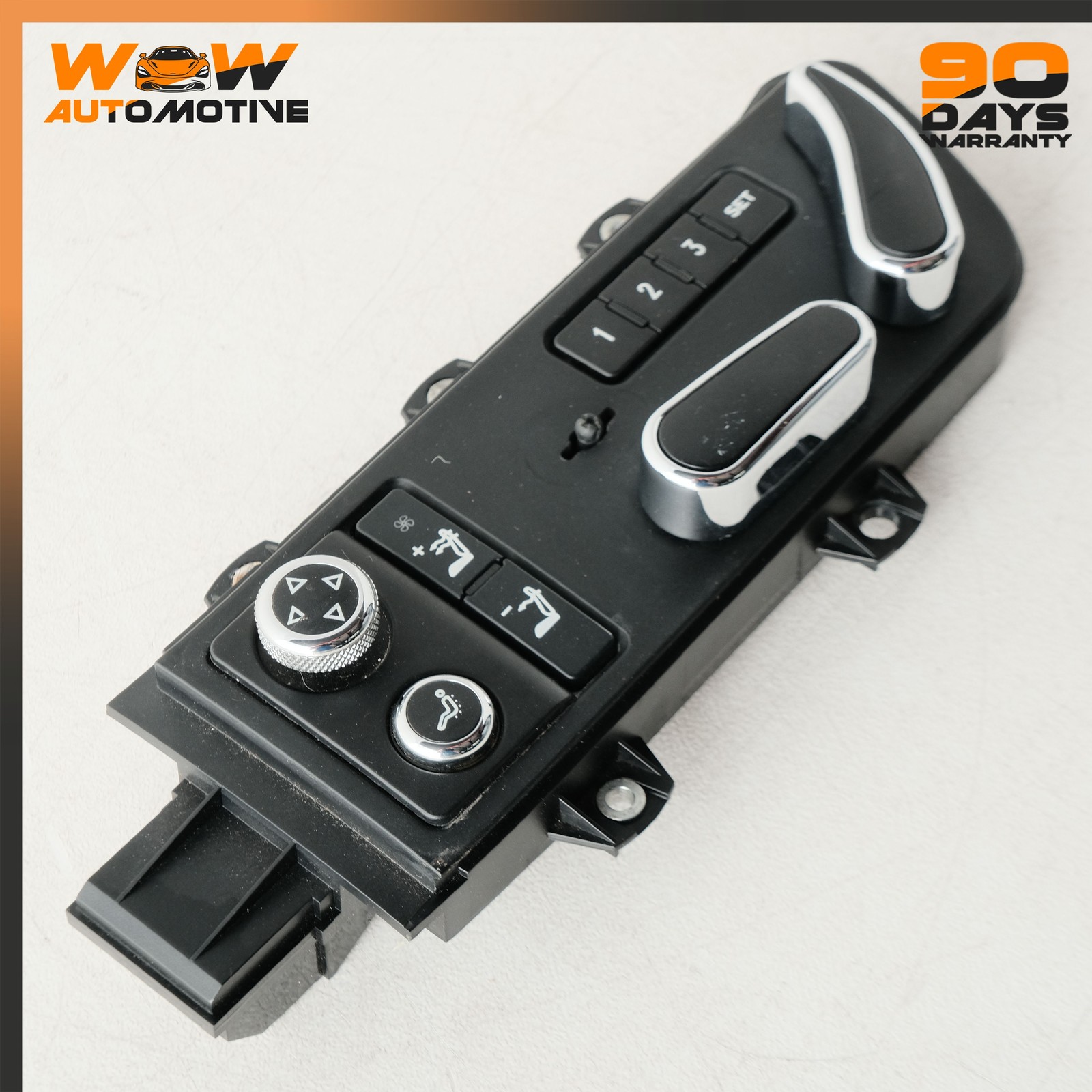 12-17 BENTLEY CONTINENTAL GTC FRONT LEFT SEAT CONTROL MEMORY SWITCH BLACK OEM