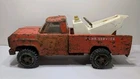 ✨VINTAGE✨ Tonka Tow Truck Wrecker AA 24 Hr. Service Orange Metal 1970's REPAIR