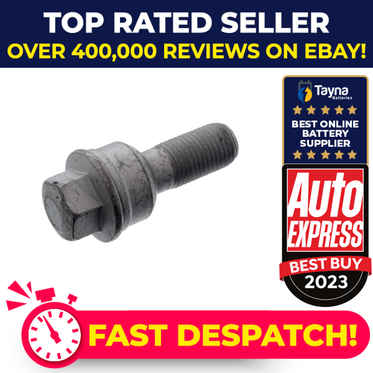 Wheel Bolt / Stud / Nut fits AUDI A8 4N, D4, D5 2009 on DDVC 8R0601295 Febi New