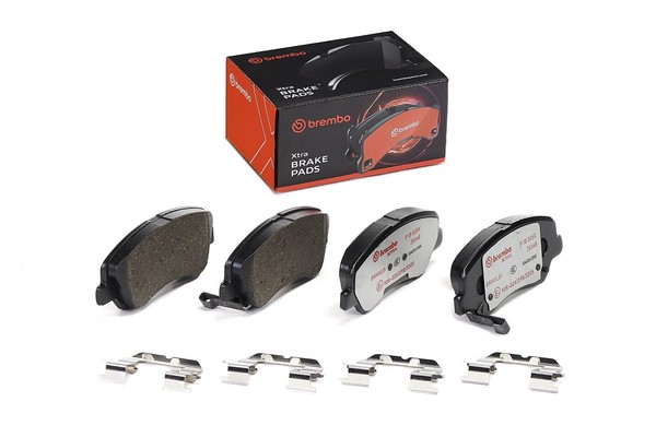 Brembo BremsbelÄGe Bremsbelagsatz Vorne FüR Hyundai Accent 4 I20 Kia Rio 3 4-image