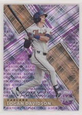 2019 Panini Elite Extra Edition Aspirations Purple /250 Logan Davidson #29 z6b