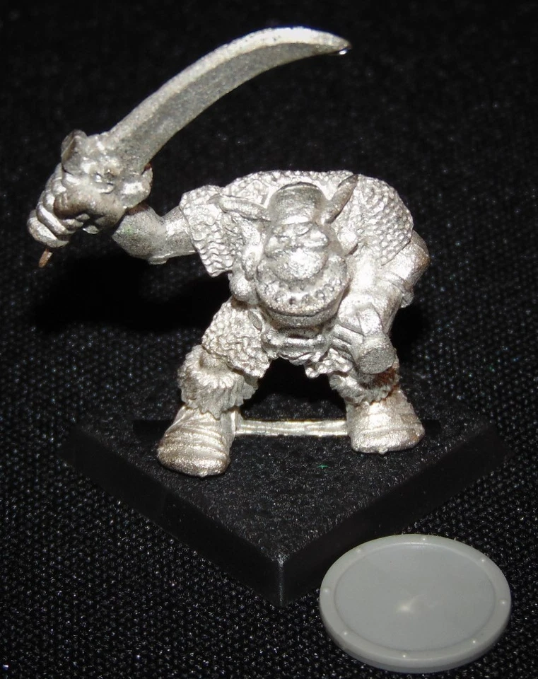 Guerrier avec épée "1" Orques / Warhammer / Métal Citadel 1992 !!!!!! - Photo 1/1