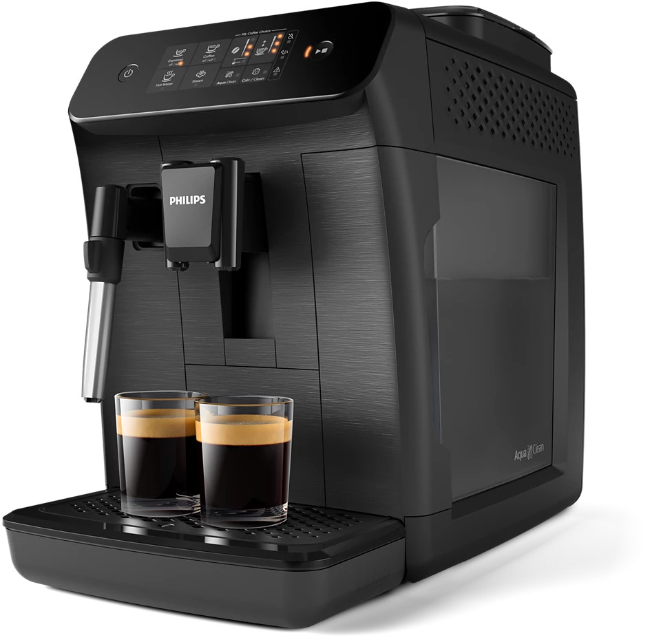 Philips 800 Automatic Espresso Machine, Black | 2 Drink Recipes | EP0820/04