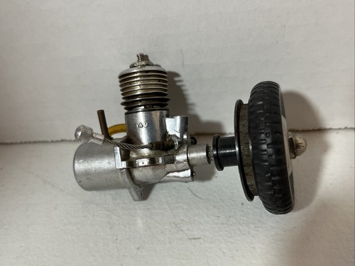VINTAGE WEN MAC AUTOMITE ENGINE 049 RACE CAR TETHER Motor Good Compression Rare