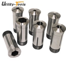 7Pcs 5C Hex. Collet set 0.0006TIR 1/4", 5/16", 3/8", 1/2", 5/8", 3/4", 7/8" New