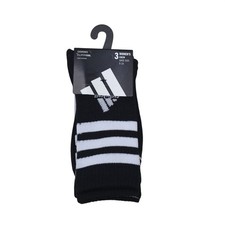 Adidas Womens Cushioned Climalite Crew Socks 3-Pack Superior Comfort  Dryness