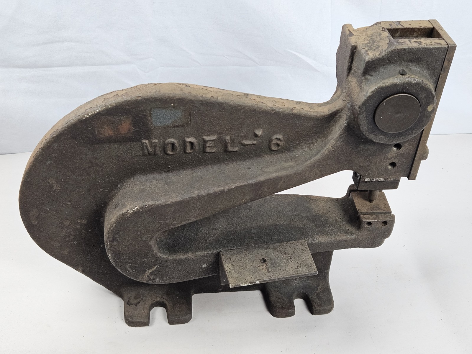 Heinrich Model 6 Deep Throat Bench Punch 8" Throat for 1/8" Mild Steel No Handle