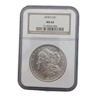 1878 S Morgan Silver Dollar NGC Ms64 First Year Issue