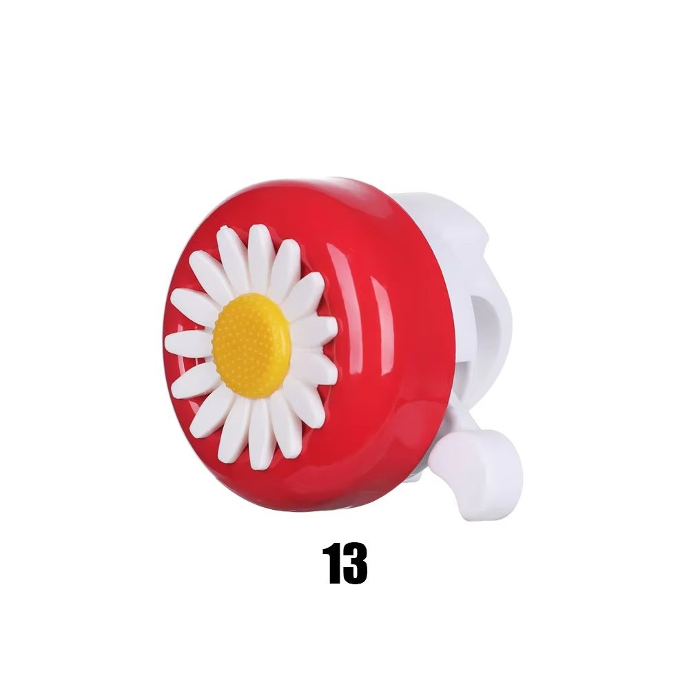 Bicycle Bell Cycling Safety Horn Sound Alarm Ring Daisy Flower Bel for Kids Bike
