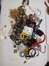 5.93 Lbs Wearable Vintage Jewelry Huge lot Costume And More Some new