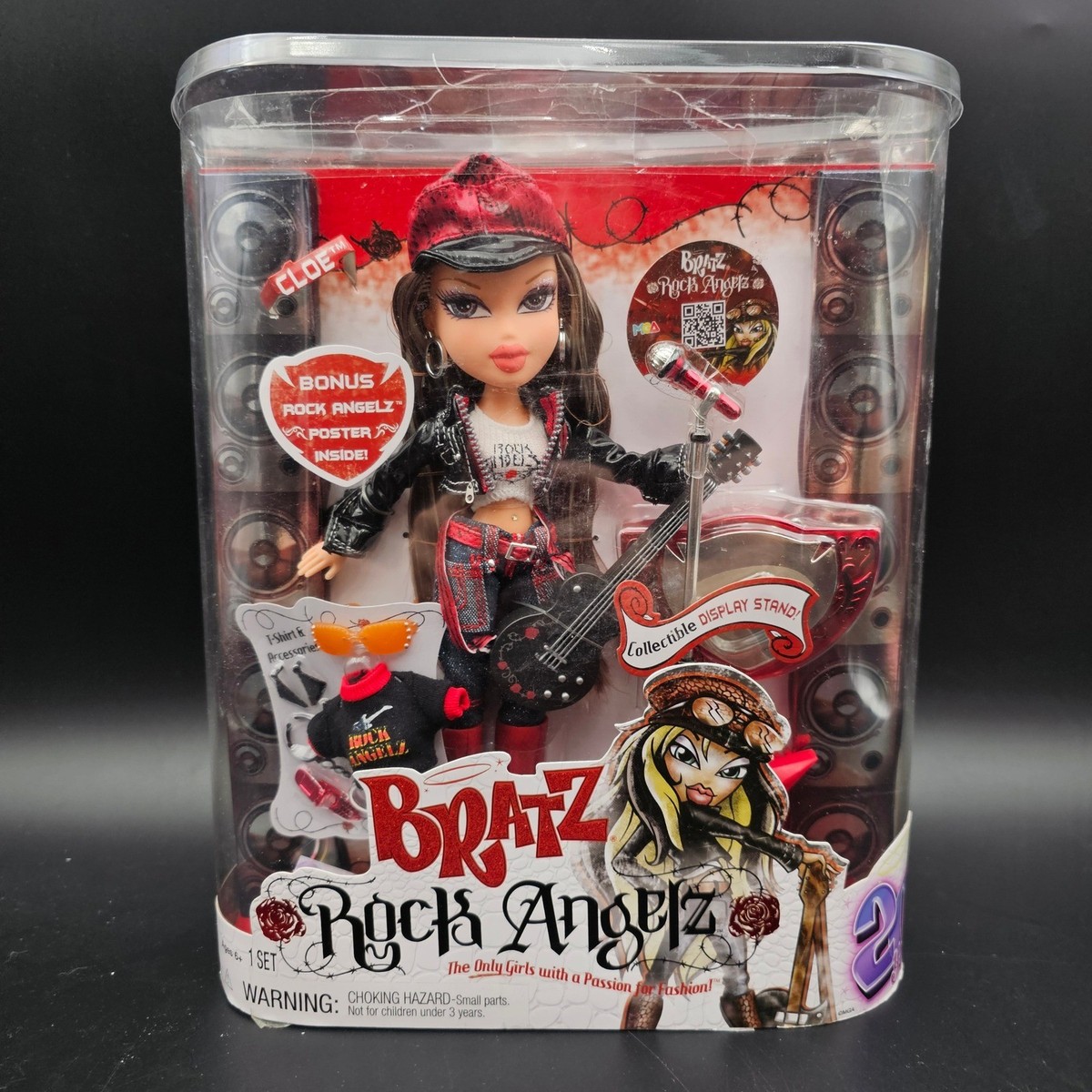 Bratz Rock Angelz Cloe 20th Anniversary Fashion Doll w/ Guitar