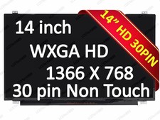 Lenovo T480 Type 20L5, 20L6 FRU 00UP061 14" HD LCD Screen New 30 pins Display