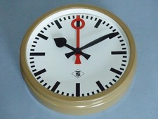 T&N Telenorma Telefonzeit Ø 35 cm Nebenuhr Wanduhr Fabrikuhr Bahnhofsuhr Bürouhr