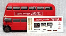 SOLIDO 1:50 AEC RT CLASS DOUBLE DECK BUS LONDON TRANSPORT COCA COLA BOXED