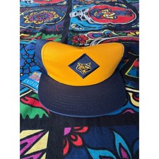 M/L Cub Scout Uniform Hat Cap Wolf Patch Vintage Adjustable New with Tags