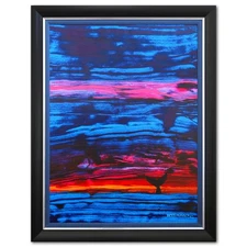 Wyland- Original Painting on Canvas "Abstract"