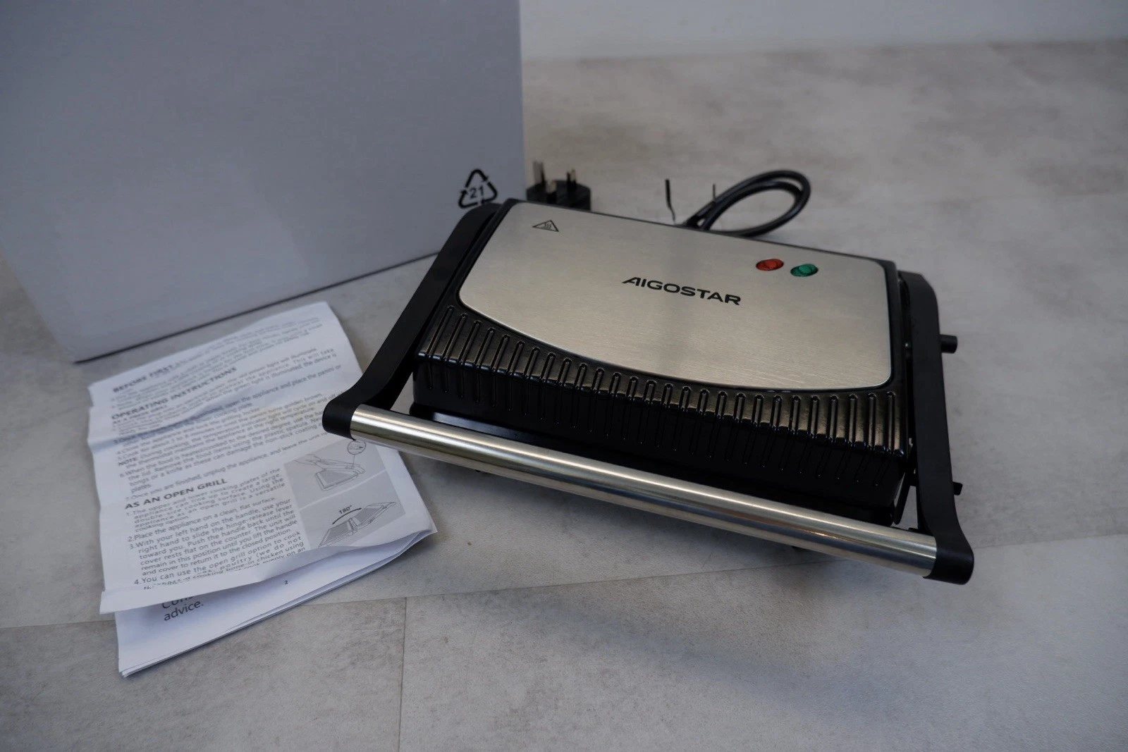 Aigostar Sandwich Toaster Panini Press, Deep Fill Toastie Maker BRAND NEW
Opens in a new window or t