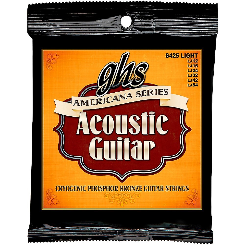 Струны для акустической гитары GHS Americana Medium (12-54)
