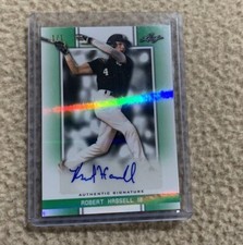 Robert Hassell 2019 Leaf PERFECT GAME AUTOGRAPH AUTO 1/1 AUTO 1 OF 1 PADRES