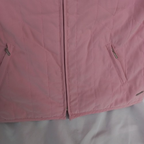 😇 Black Pepper Women’s Size 8 Vest Pink Quilted ladies Zip Up warm Lined - Picture 5 of 7