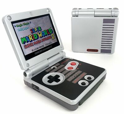 Game Boy Advance SP Limited Edition Retro NES Console with Drop-In IPS LCD  & built-in PSD Menu! : r/Gameboy