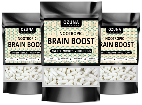 BRAIN BOOSTER NOOTROPICS SUPPLEMENTS FOCUS LIMITLESS PILLS MEMORY CONCENTRATION