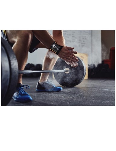 Wrist Wraps (Pair) Powerlifting Bodybuilding Weight Lifting Yoga Medium 20 Inch - Picture 4 of 4