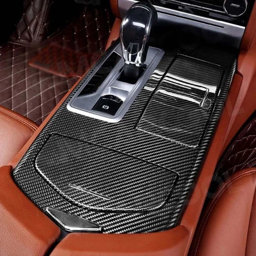 Dry Real Carbon Fiber Center Console Panel Cover Trim For Maserati Ghibli 13-16 - Bild 7 von 7