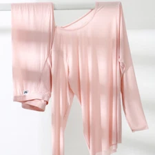 Ice Silk Men's Long Johns - Ultra-Thin Sleepwear Top/Bottom Long Underwear