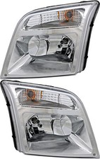 For 2010-2013 Ford Transit Connect Headlight Halogen Set Pair