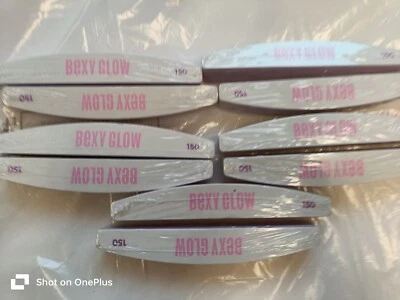 Manicure Nail File 150 Half Moon 150/150 Bexy Glow Files Nails X 10 Packets