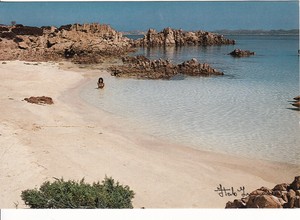 Dettagli Su Cartolina La Maddalena Sardegna La Spiaggia Rosa Non Vgt Anni 70 30