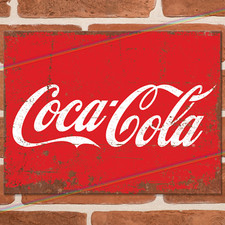 COCA COLA LOGO Metal Sign Man Cave Shed Garage Bar Pub Vintage Retro Tin Sign