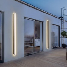 LED Wall Light Sconce Waterproof Outdoor Lamp Exterior Lights Long Strip Modern