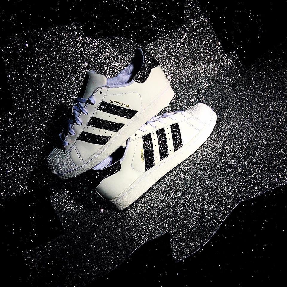 adidas superstar rot glitzer